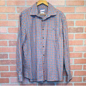 Johnnie O Hangin Out Mens Flannel Shirt Size XL Plaid Long Sleeve